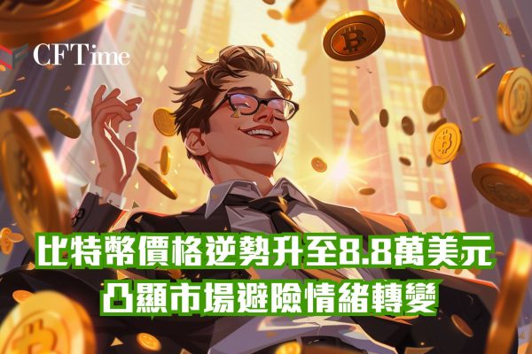 比特幣價格逆勢升