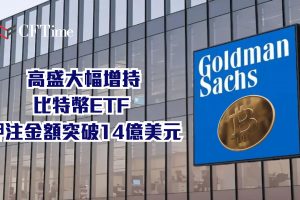 高盛大幅增持比特幣ETF
