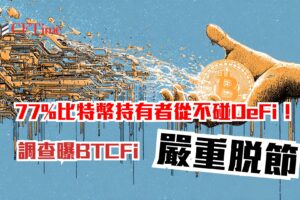 Bitcoin holders never touch DeFi