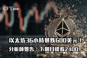 以太坊36小時暴跌