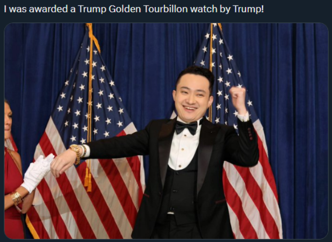 慘賠6000萬美元！孫宇晨押注特朗普概念幣 因「黑名單」凍結無法賣出