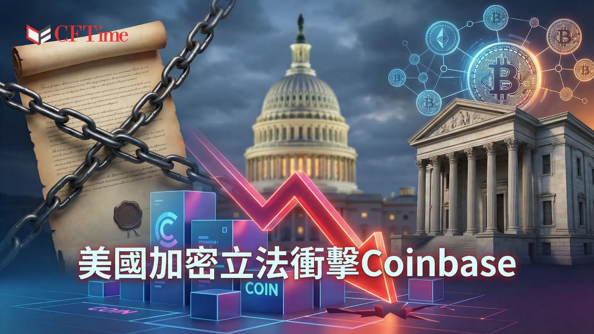 CLARITY法案重創Coinbase，限制穩定幣被動持有收益，Coinbase股價週二重挫逾10%至183美元下方，今年累計跌幅擴大至24.8%。草案允許活動型激勵但禁止類似存款的收益機制，直接衝擊Coinbase與Circle的USDC合作收入結構。銀行業支持收緊限制，立法進程仍存變數，法案通過前波動將是常態。