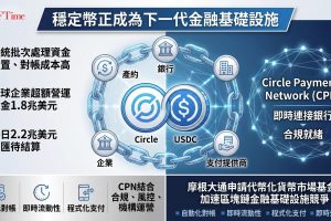 Circle挑戰傳統結算系統。最新論文指出，傳統批次處理支付系統讓資金閒置數小時甚至數天，導致全球企業持有約1.8兆美元超額營運資金。國際清算銀行數據顯示，每日約2.2兆美元外匯交易面臨結算風險。Circle提出基於穩定幣的連續結算作為替代方案，提供即時流動性可視性、自動化對帳及降低交易對手風險。