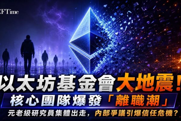 以太坊基金會爆離職潮，研究員Carl Beek與Julian Ma於週一宣布辭職，Beek任職長達七年，曾參與信標鏈開發；Ma任職約四年，共同撰寫FOCIL以增強抗審查能力。此前，Protocol集群三位負責人已於本月稍早卸任。基金會2025年經歷重大重組，近期因要求員工簽署CROPs忠誠承諾引發社群爭議。