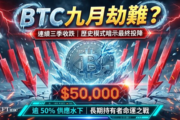 比特幣連續三季收跌，每季平均跌幅約20%，為自2022年熊市以來首次出現連續三季下跌。超過50%流通供應處於水下，長期持有者控制78%供應，卻未在弱勢中拋售。然而，歷史模式顯示2018年與2022年熊市均需九個月連續下跌才見底（當前為七個月）。宏觀逆風正增強——市場正日益定價更緊縮的金融條件，而非減息。若此週期遵循相同劇本，長期持有者投降可能標誌比特幣的最終清洗，可能在第三季末將BTC推向50,000美元區域。
