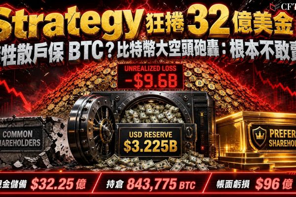Strategy再籌2.25億美元。Strategy上週通過市價發行計劃出售2,732,318股MSTR普通股，淨籌2.635億美元，連續第二週通過發股籌資而不觸及比特幣持倉。截至7月19日，公司美元儲備增至32.25億美元，比特幣持倉維持843,775枚不變（平均成本75,476美元，未實現虧損約96億美元）。