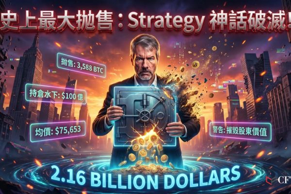 Strategy在6月29日至7月5日期間完成史上最大規模比特幣出售，拋售3,588枚BTC，套現約2.16億美元，用於支付STRF、STRE、STRK、STRD及STRC等優先股的股息。此次出售均價約60,197美元，相對於平均持倉成本75,651美元，已實現虧損約5,545萬美元。出售後公司仍持有843,775枚BTC，並保有25.5億美元現金儲備，可覆蓋約17.4個月的股息與利息支出。該操作發生在Strategy正式推出「數位信用資本框架」之後，授權出售最多12.5億美元比特幣用於流動性管理。MSTR股價過去一年累計下跌約75%，mNAV比率首度跌破1倍。
