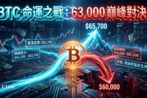 比特幣正測試63,000美元關鍵阻力區。分析師Kaz指出，價格清除63,200美元流動性後可能面臨短期拒絕，他已於63,300美元附近入場做空，目標60,000-61,000美元區間。分析師CryptoFrog則認為，比特幣站穩63K，下一個主要目標為65,700美元宏觀阻力水平——週線收盤站穩將強化看漲信號。