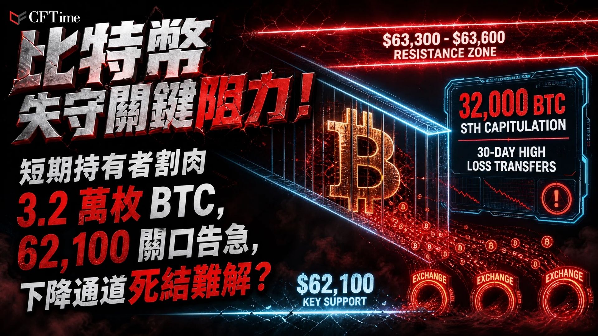 比特幣失守關鍵阻力帶！買方未能收復由50日簡單移動平均線及0.236斐波那契回撤位構成的阻力區域。比特幣仍處於自7月21日以來形成較低高點的下降通道內。CryptoQuant數據顯示，短期持有者在8月1日以虧損狀態向交易所發送了超過32,000枚比特幣，為過去30日內最大規模的此類轉移之一。