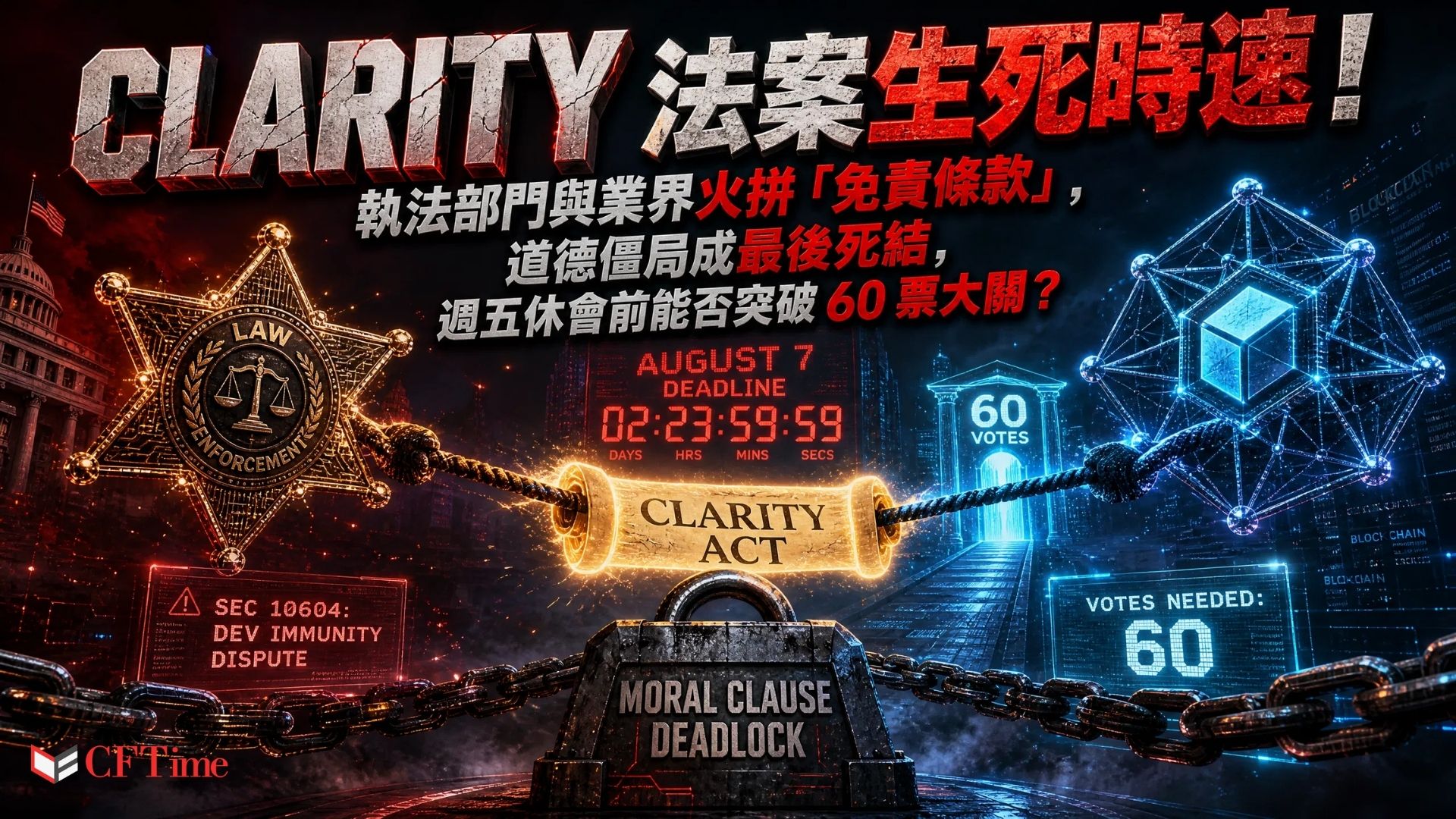 CLARITY法案道德條款談判陷僵局。民主黨參議員正式要求美國證券交易委員會調查特朗普的迷因幣項目（$TRUMP），該代幣從高點46美元跌至約1.47美元，估計近100萬名投資者損失約38億美元。民主黨人要求條款具備獨立執法機制，白宮對Tillis-Gallego反提案逾一週未回應。