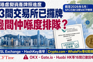 香港虛擬資產牌照進度 13間交易所已攞牌 邊間仲喺度排隊