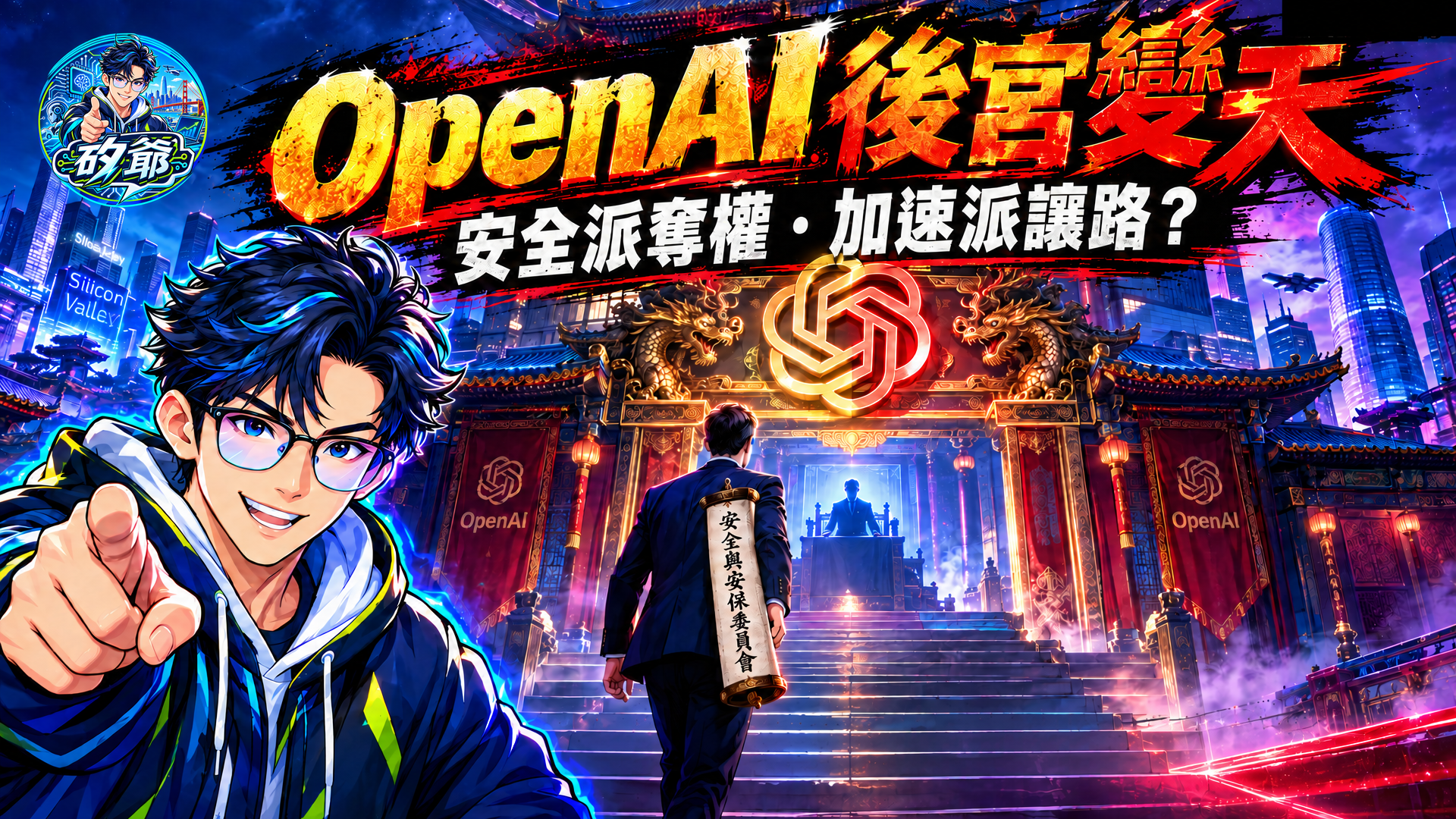 矽谷因環傳：OpenAI後宮變天 安全派奪權・加速派讓路？