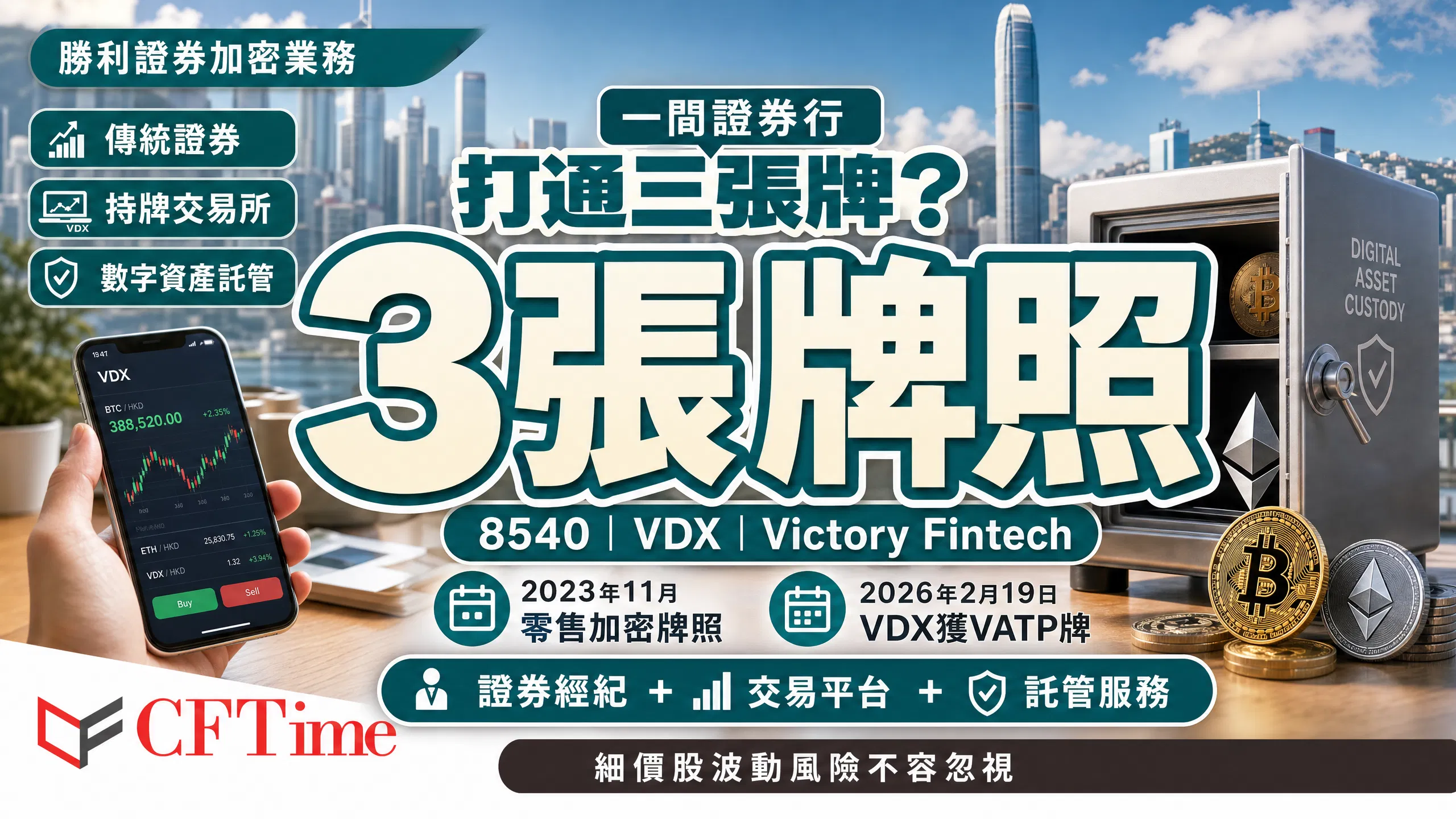 勝利證券加密業務 一間證券行打通三張牌照 8540 VDX Victory Fintech