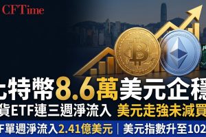 比特幣8.6萬美元企穩 現貨ETF連三週淨流入