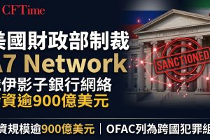 美國財政部制裁A7 Network 俄伊影子銀行網絡涉資逾900億美元